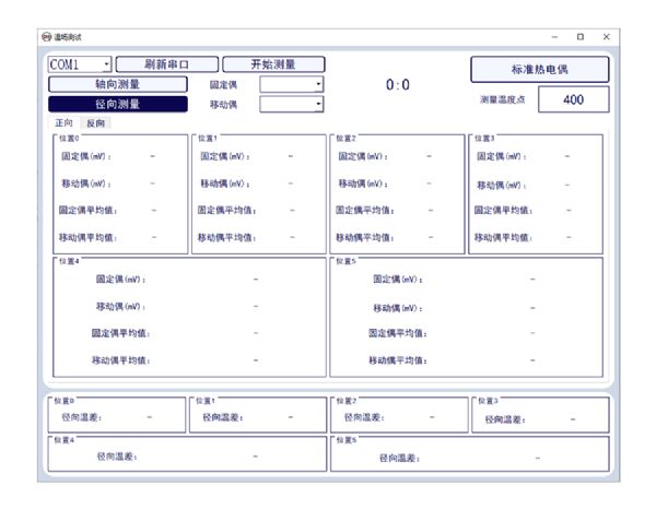 DY-JD熱電偶檢定爐溫場(chǎng)測試上位機軟件
